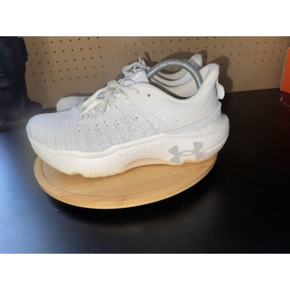 Under Armour Infinite Elite Women's Size 9.5 US 3027199-100 White Gray Shoes
